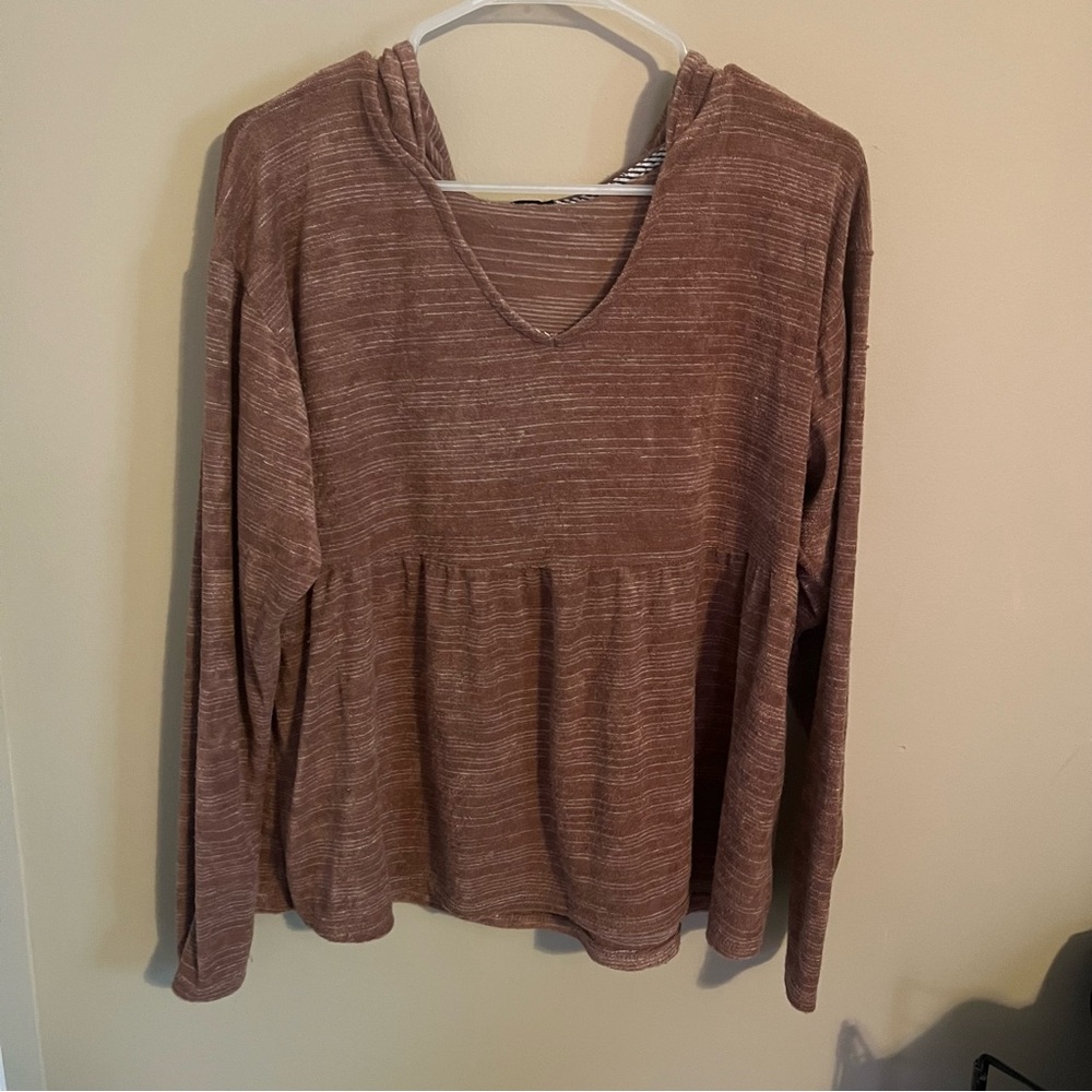 Mauve Long Sleeve Women's Top